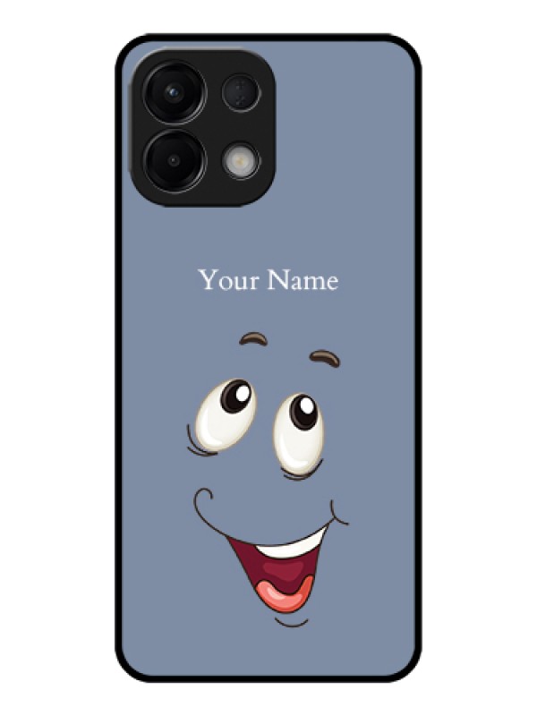 Custom Oppo K13 5G Custom Glass Phone Case - Laughing Cartoon Face Design
