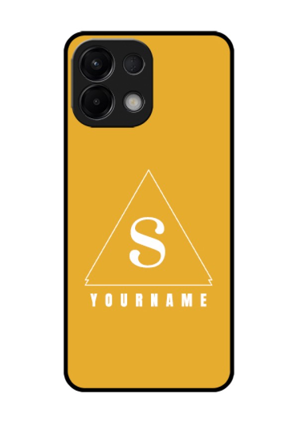 Oppo K13 5G Custom Glass Phone Case - Simple Triangle Design