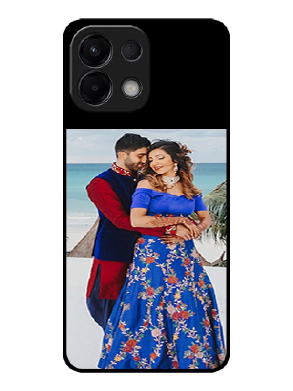 Custom Oppo K13 5G Custom Glass Phone Case - Upload Full Picture With Custom Color Design