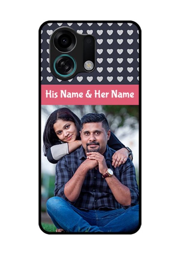 Oppo K13 Turbo 5G Custom Glass Phone Case - Love Symbols Design