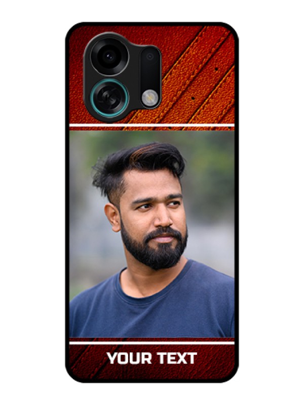 Custom Oppo K13 Turbo 5G Custom Glass Phone Case - Leather Phone Case Design