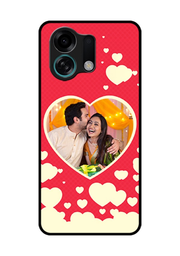 Oppo K13 Turbo 5G Custom Glass Phone Case - Love Symbols Phone Cover Design