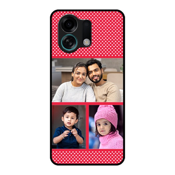 Oppo K13 Turbo 5G Custom Glass Phone Case - Bulk Photo Upload Design