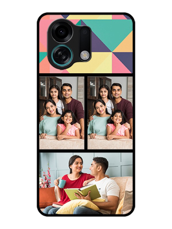 Custom Oppo K13 Turbo 5G Custom Glass Phone Case - Bulk Pic Upload Design