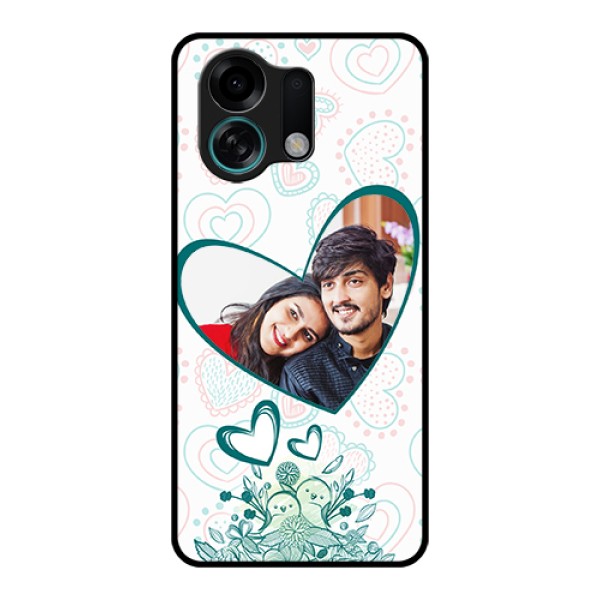 Oppo K13 Turbo 5G Custom Glass Phone Case - Premium Couple Design