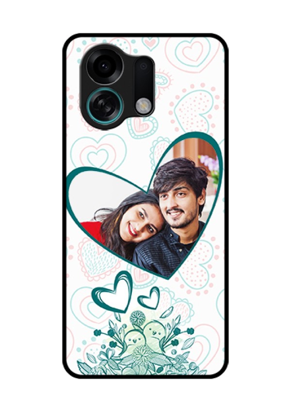 Oppo K13 Turbo 5G Custom Glass Phone Case - Premium Couple Design