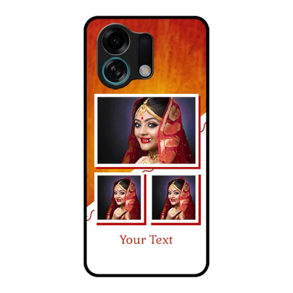 Oppo K13 Turbo 5G Custom Glass Phone Case - Wedding Memories Design