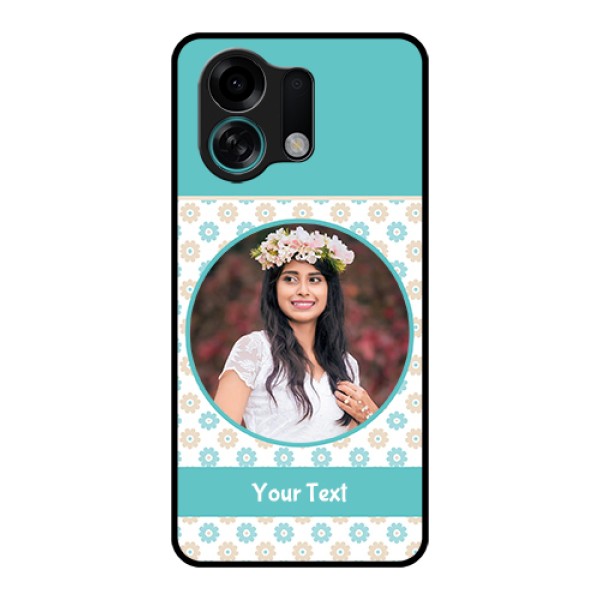 Oppo K13 Turbo 5G Custom Glass Phone Case - Beautiful Flowers Design