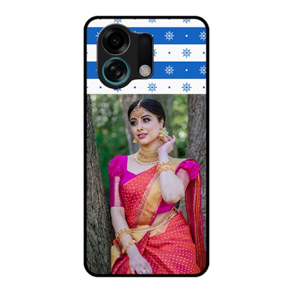 Oppo K13 Turbo 5G Custom Glass Phone Case - Snow Pattern Design