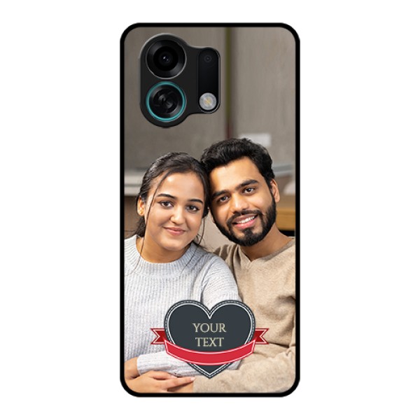 Oppo K13 Turbo 5G Custom Glass Phone Case - Just Married Couple Design Oppo K13 Turbo 5G Custom Glass Phone Case - Just Married Couple Design