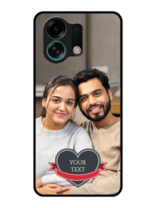 Custom Oppo K13 Turbo 5G Custom Glass Phone Case - Just Married Couple Design