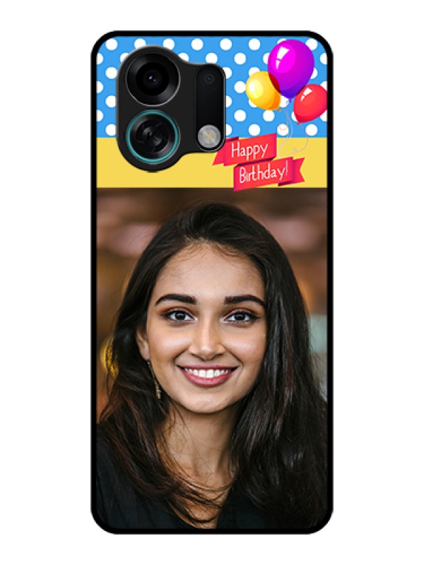 Custom Oppo K13 Turbo 5G Custom Glass Phone Case - Happy Birthday Design