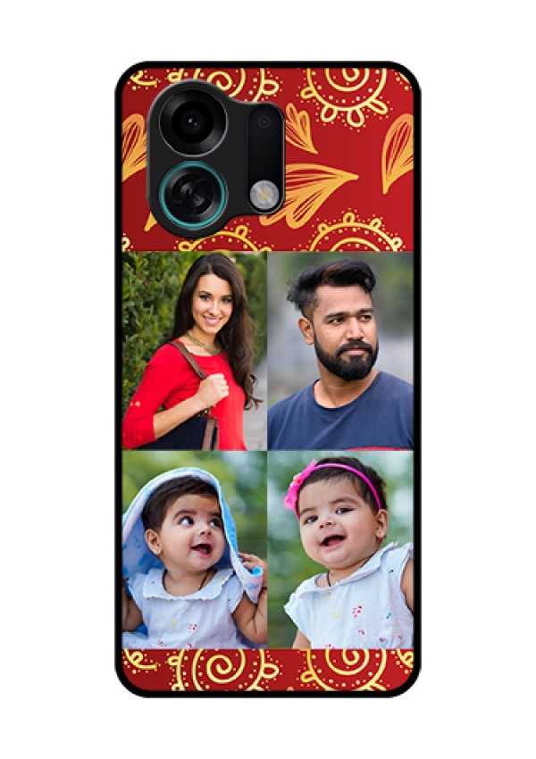 Oppo K13 Turbo 5G Custom Glass Phone Case - 4 Image Traditional Design