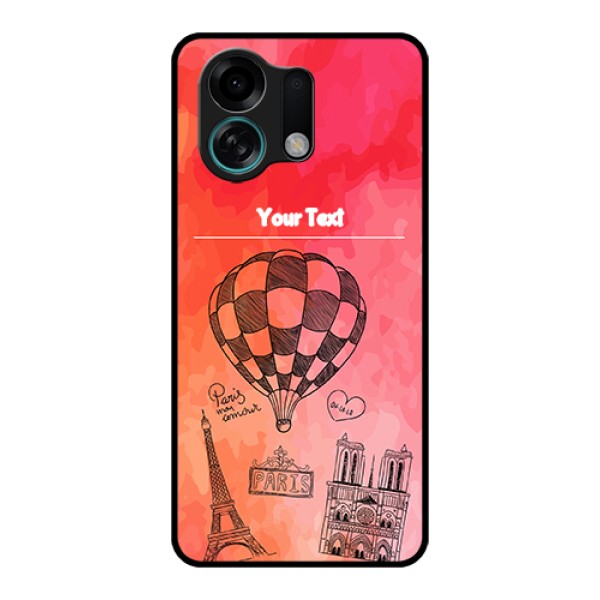Oppo K13 Turbo 5G Custom Glass Phone Case - Paris Theme Design