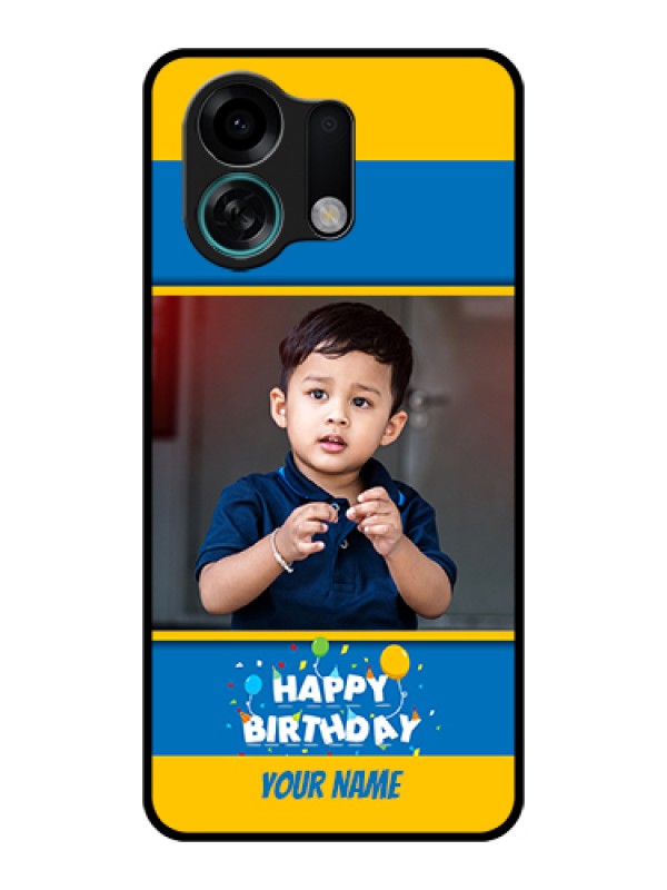 Custom Oppo K13 Turbo 5G Custom Glass Phone Case - Birthday Wishes Design