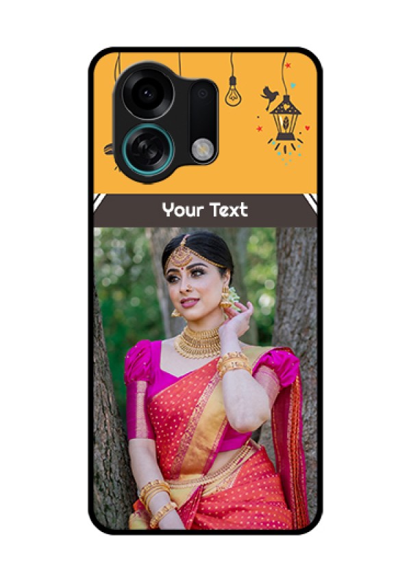 Oppo K13 Turbo 5G Custom Glass Phone Case - With Family Picture And Icons