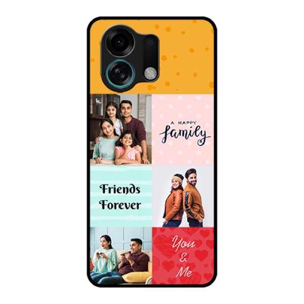 Oppo K13 Turbo 5G Custom Glass Phone Case - Images With Quotes Design