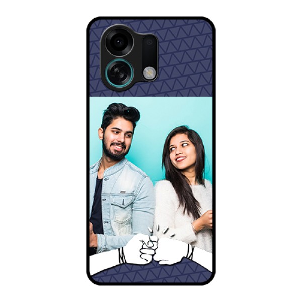 Oppo K13 Turbo 5G Custom Glass Phone Case - With Best Friends Design