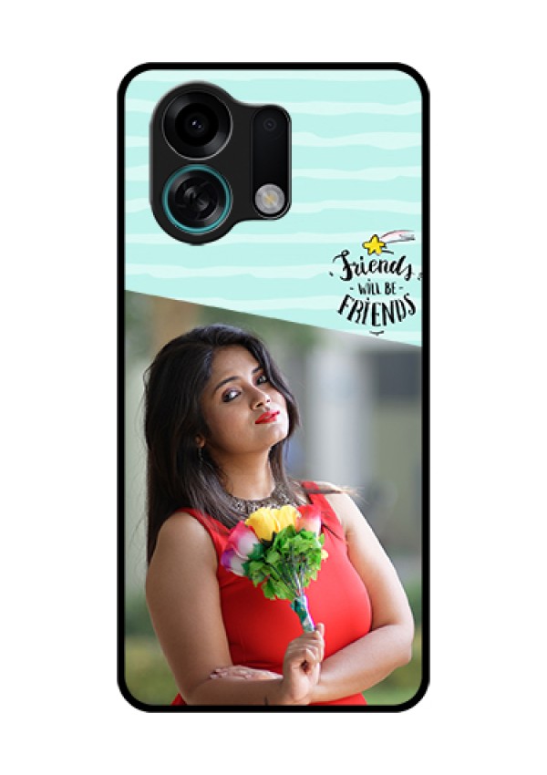 Oppo K13 Turbo 5G Custom Glass Phone Case - Friends Picture Icon Design