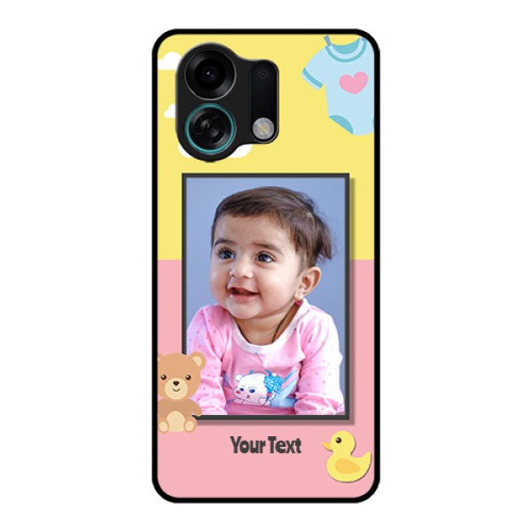 Oppo K13 Turbo 5G Custom Glass Phone Case - Kids 2 Color Design