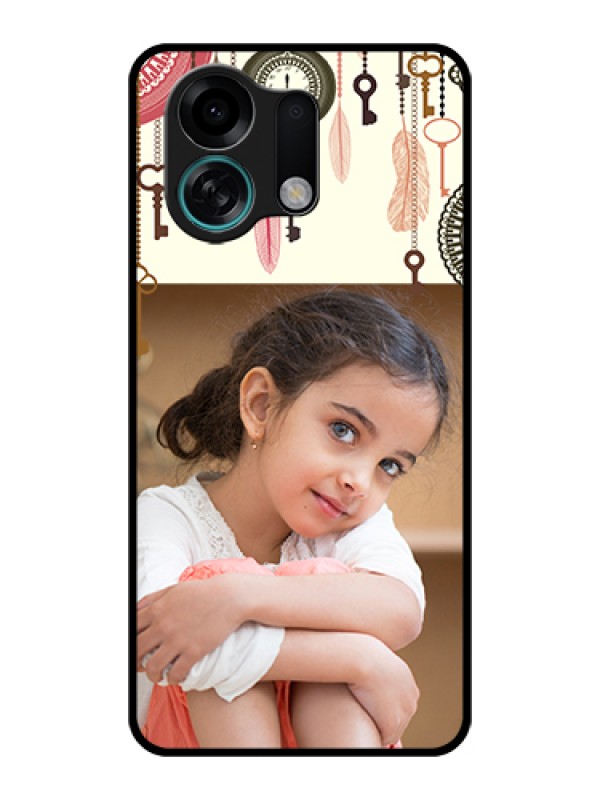 Custom Oppo K13 Turbo 5G Custom Glass Phone Case - Boho Style Design