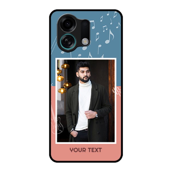 Oppo K13 Turbo 5G Custom Glass Phone Case - With Color Musical Note Design Oppo K13 Turbo 5G Custom Glass Phone Case - With Color Musical Note Design