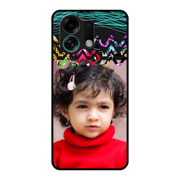 Oppo K13 Turbo 5G Custom Glass Phone Case - Neon Abstract Design