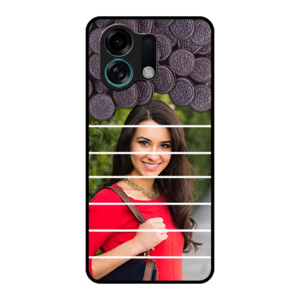 Oppo K13 Turbo 5G Custom Glass Phone Case - With Oreo Biscuit Design