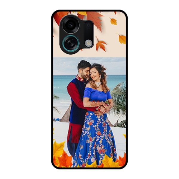 Oppo K13 Turbo 5G Custom Glass Phone Case - Autumn Maple Leaves Design Oppo K13 Turbo 5G Custom Glass Phone Case - Autumn Maple Leaves Design