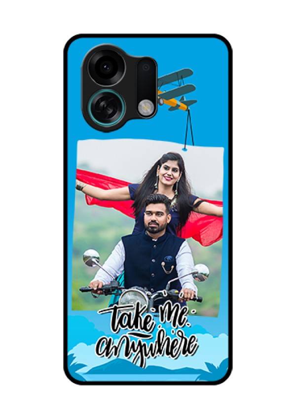 Oppo K13 Turbo 5G Custom Glass Phone Case - Traveller Design