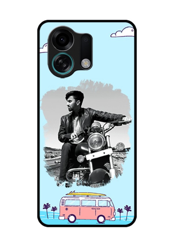 Oppo K13 Turbo 5G Custom Glass Phone Case - Travel & Adventure Design