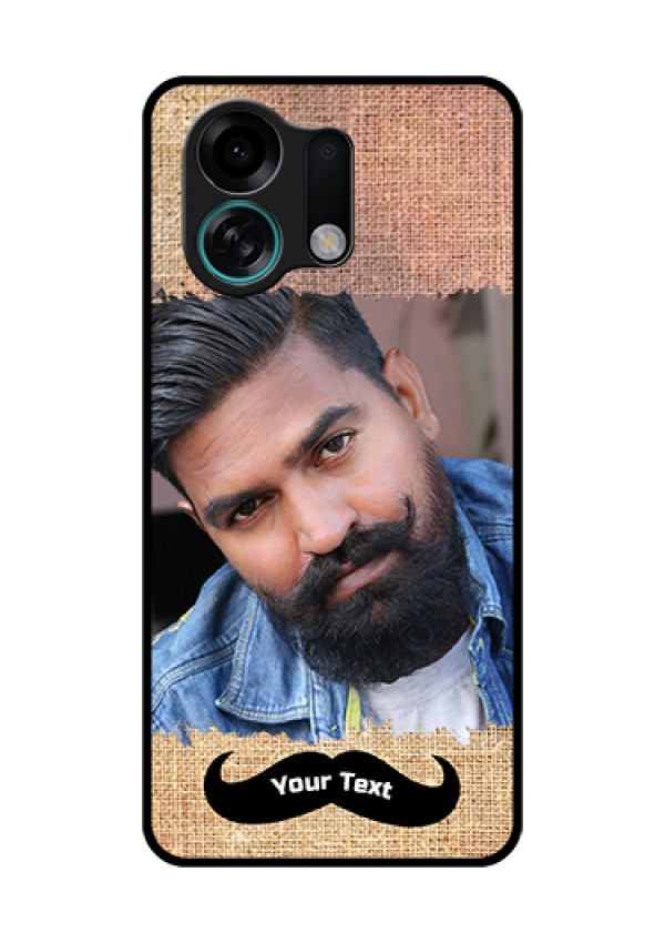 Oppo K13 Turbo 5G Custom Glass Phone Case - With Texture Design