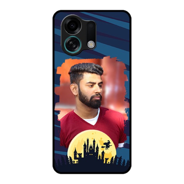 Oppo K13 Turbo 5G Custom Glass Phone Case - Halloween Witch Design