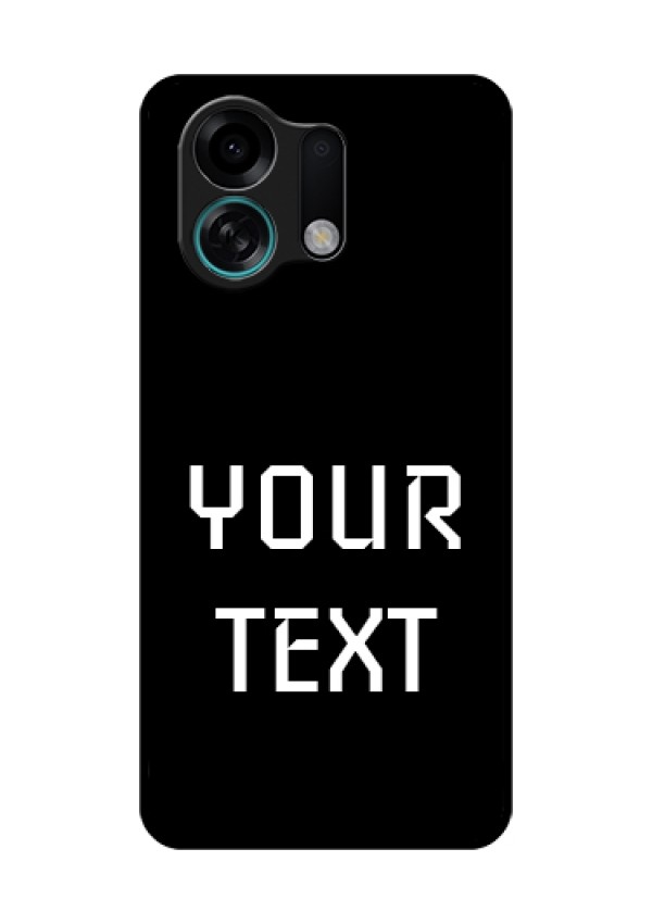 Oppo K13 Turbo 5G Custom Glass Phone Case - Your Name Design