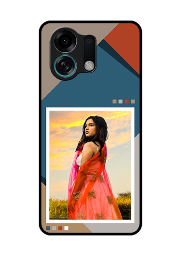 Oppo K13 Turbo 5G Custom Glass Phone Case - Retro Color Pallet Design