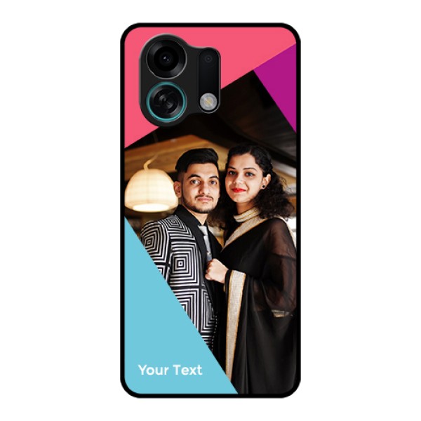 Oppo K13 Turbo 5G Custom Glass Phone Case - Stacked Triple Colour Design Oppo K13 Turbo 5G Custom Glass Phone Case - Stacked Triple Colour Design