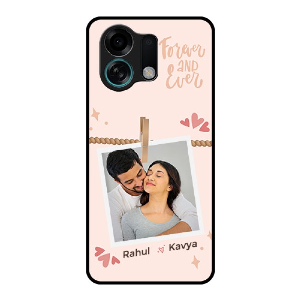 Oppo K13 Turbo 5G Custom Glass Phone Case - Forever And Ever Love Design Oppo K13 Turbo 5G Custom Glass Phone Case - Forever And Ever Love Design
