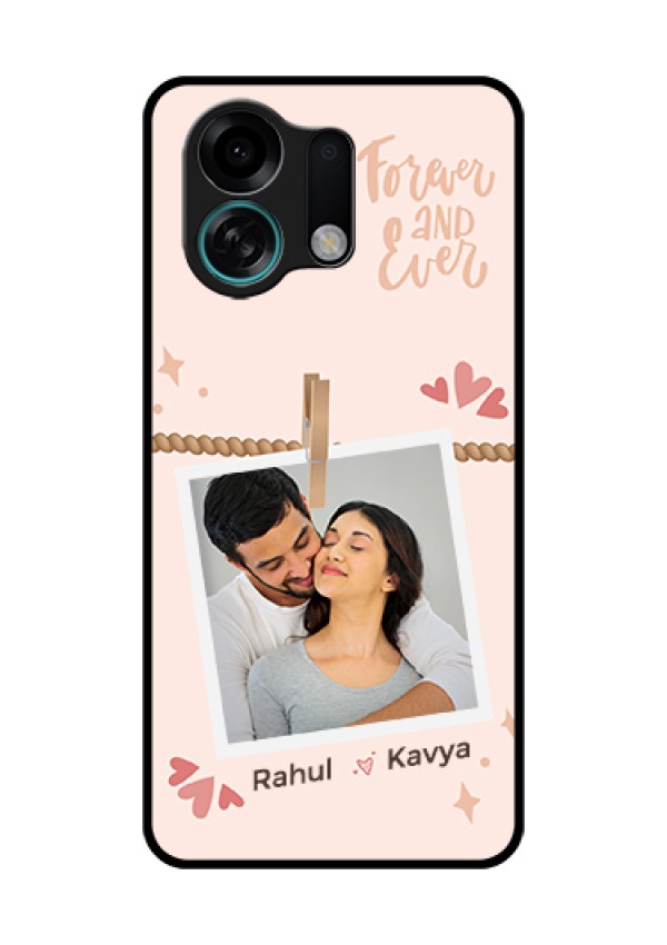 Oppo K13 Turbo 5G Custom Glass Phone Case - Forever And Ever Love Design