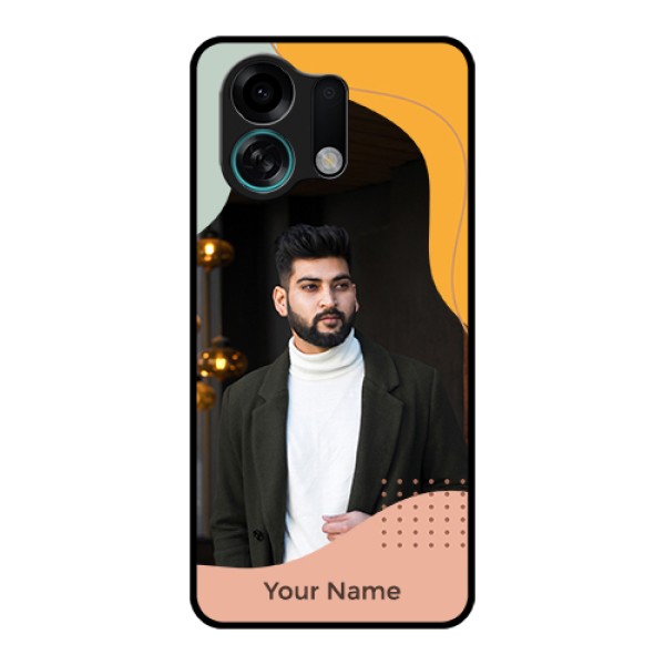 Oppo K13 Turbo 5G Custom Glass Phone Case - Tri - Coloured Overlay Design Oppo K13 Turbo 5G Custom Glass Phone Case - Tri - Coloured Overlay Design