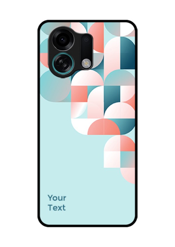 Oppo K13 Turbo 5G Custom Glass Phone Case - Stylish Semi - Circle Pattern Design