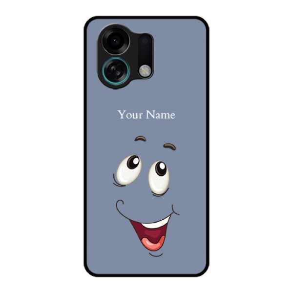 Oppo K13 Turbo 5G Custom Glass Phone Case - Laughing Cartoon Face Design