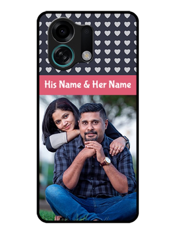 Custom Oppo K13 Turbo Pro 5G Custom Glass Phone Case - Love Symbols Design