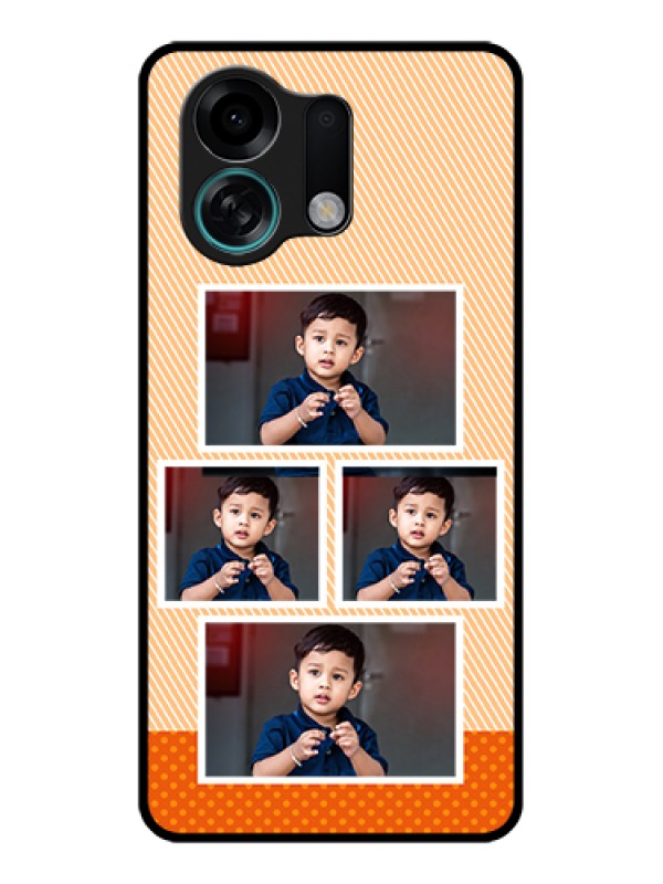 Custom Oppo K13 Turbo Pro 5G Custom Glass Phone Case - Bulk Photos Upload Design