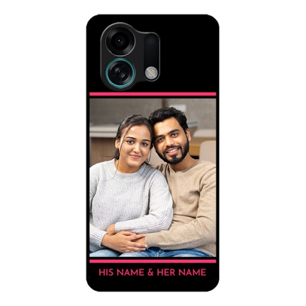 Oppo K13 Turbo Pro 5G Custom Glass Phone Case - With Add Text Design