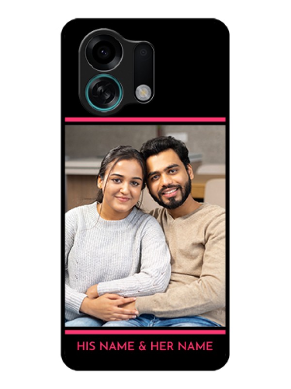 Custom Oppo K13 Turbo Pro 5G Custom Glass Phone Case - With Add Text Design