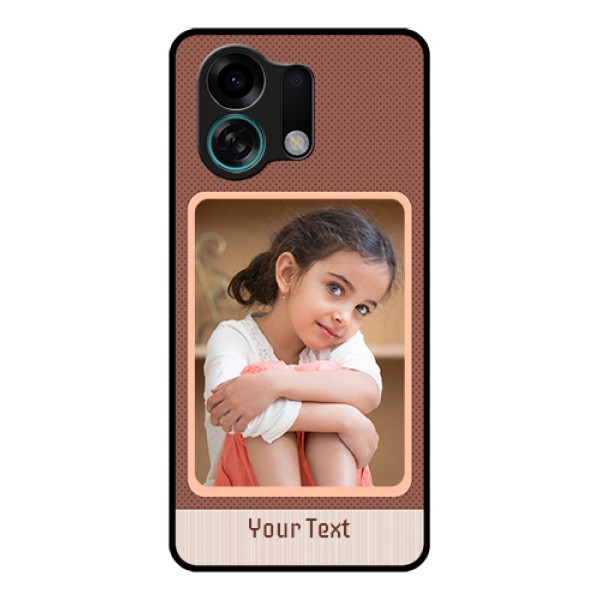 Oppo K13 Turbo Pro 5G Custom Glass Phone Case - Simple Pic Upload Design