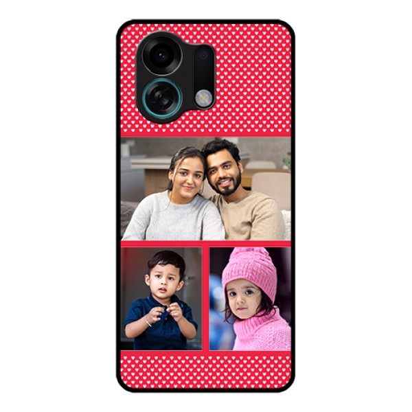 Oppo K13 Turbo Pro 5G Custom Glass Phone Case - Bulk Photo Upload Design