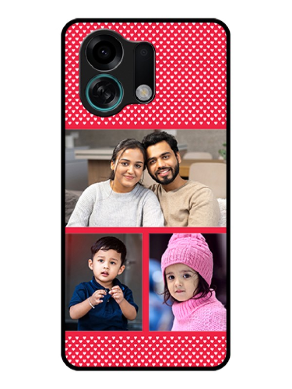 Custom Oppo K13 Turbo Pro 5G Custom Glass Phone Case - Bulk Photo Upload Design