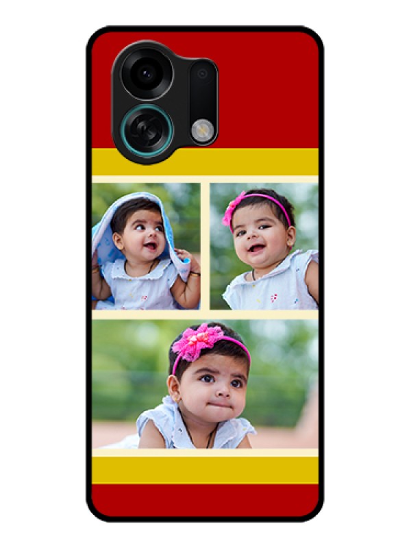 Custom Oppo K13 Turbo Pro 5G Custom Glass Phone Case - Multiple Pic Upload Design