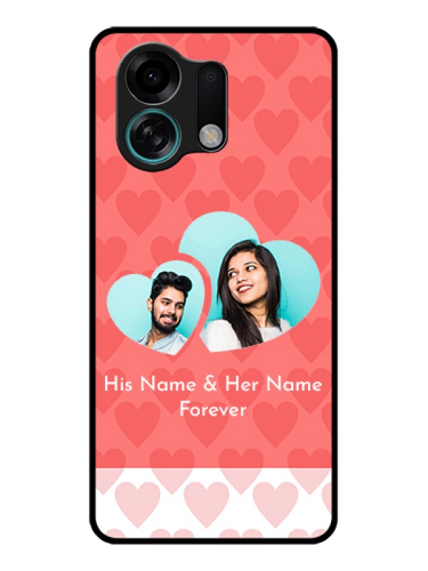 Custom Oppo K13 Turbo Pro 5G Custom Glass Phone Case - Couple Pic Upload Design